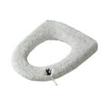 thumbnail image 1 of CASAFUN Toilet Seat Warmer, Elongated Toilet Seat Cover, Padded Toilet Seat Cushion, O-shaped Washable or Portable Toilet Lid Tank Cover, 1 of 1