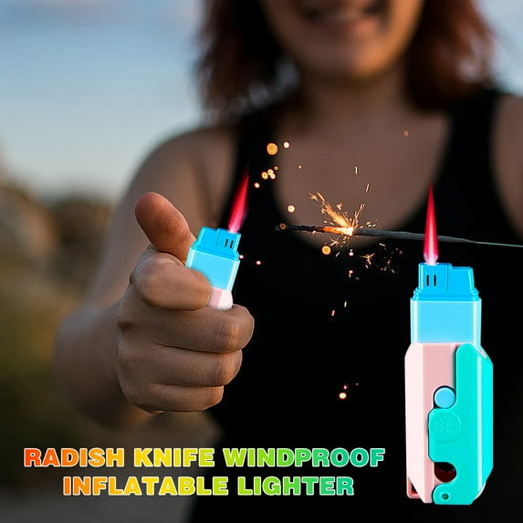 CASAFUN Torch Lighters, Butane Lighters, Adjustable Jet Flame Torch Lighters, Windproof Butane Refillable Gas Torch Lighter Candle Lighter for Home, Kitchen, Grill, BBQ, Fireworks