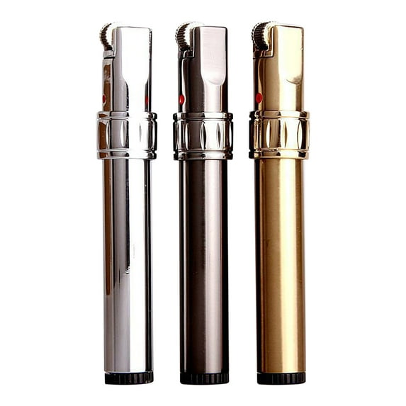 CASAFUN Torch Lighters, Butane Lighters, Adjustable Jet Flame Torch Lighters, Windproof Butane Refillable Gas Torch Lighter Candle Lighter for Home, Kitchen, Grill, BBQ, Fireworks