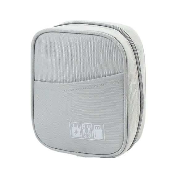 CASAFUN Travel Organizer Electronics Accessories Carrying Bag Tech Case Pouch for Keeping Cellphone SD Cards Cords Charger Power Bank Cables Mouse Earphone Pens