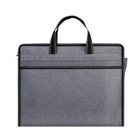CASAFUN Trendy Portable Large-capacity Oxford Cloth Briefcase Document Bag with Versatile Storage Document Bag for Business Meeting Training Father's Day