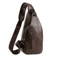 thumbnail image 1 of CASAFUN Trendy Sling Bag Chest Bags for Men and Women, Casual Shoulder Backpack Fanny Pack Small Crossbody Daypack with Earphone Hole for Travel Hiking Running Camping Outdoor Trip, 1 of 7