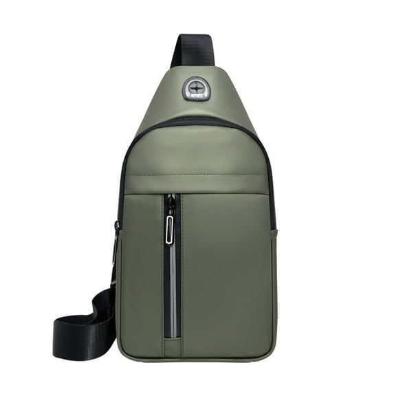 CASAFUN Trendy Sling Bag Chest Bags for Men and Women, Casual Shoulder Backpack Fanny Pack Small Crossbody Daypack with Earphone Hole for Travel Hiking Running Camping Outdoor Trip