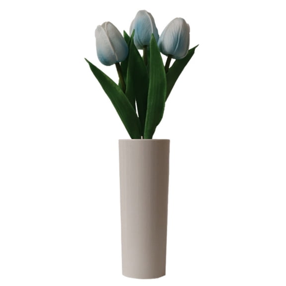 CASAFUN Tulips Lamp Lights,Desk Lamp Led Simulation Tulips Night with Vase, Home Decor Table Lamp Ornaments for Home Living Room Desktop