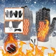 thumbnail image 1 of CASAFUN USB Heated Gloves Fingerless for Men Women USB Electric Hand Warmers Gloves Winter Knitting Heated Gloves Warm Full Half Heating Gloves Rechargeable Washable, 1 of 7