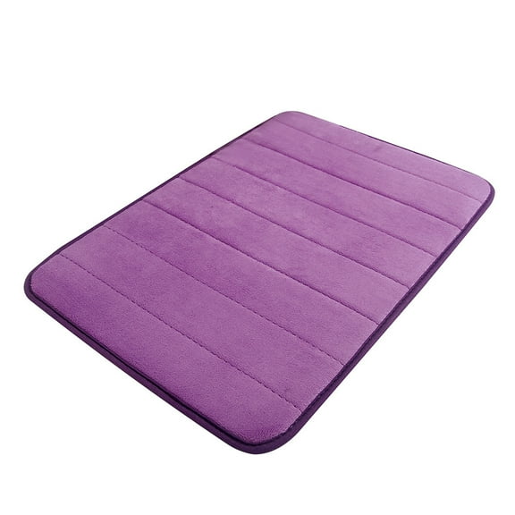 CASAFUN Ultra-Soft Memory Foam Bath Mat Rug, 24 x 17 Inches, Comfortable, Super Water Absorption, Machine Wash, Non-Slip, Thick, Easier to Dry for Bathroom Floor Rugs, Cream