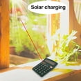 thumbnail image 1 of CASAFUN Upgraded Calculator, 12-bit Solar Battery Office Calculator with Large LCD Display, Large Induction Buttons, Dual Power Desktop Calculator for Office, Home, School, 1 of 8