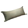 thumbnail image 1 of CASAFUN Velvet Headboard Reading Pillow Bedside Backrest Cushion with Removable Cover,Comfy Neck Back Lumbar Support Pillow Cushion for Bed Sofa, 1 of 8