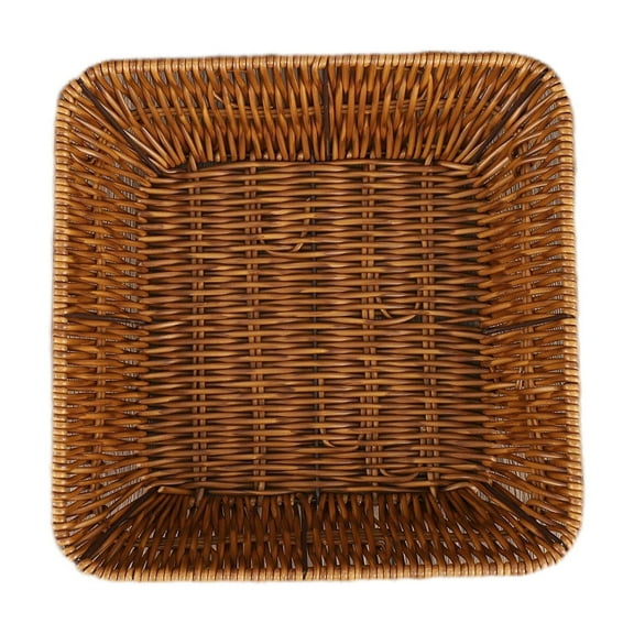 CASAFUN Wicker Bread Baskets Handwoven Storage Basket Bin,Fruit Vegetables Sundries Storage Basket for Home,Restaurant,Bakery Tabletop Food Serving Baskets Trays