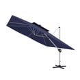 thumbnail image 1 of CASAINC 11FT Patio Umbrella Outdoor Square Double Top Umbrella in Navy Blue (without Umbrella Base), 1 of 1