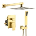 thumbnail image 1 of CASAINC 2-Function 10 in.Wall-Mounted Shower System in Brushed Gold, 1 of 10