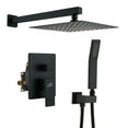 thumbnail image 1 of CASAINC 2-Function 10 in.Wall-Mounted Shower System in Matte Black, 1 of 11