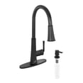 thumbnail image 1 of CASAINC Single Handle Kitchen Faucet with Pull Down Sprayer, Touchless Sensor, Soap Dispenser, Deck Mounted, Matte Black, 1 of 4