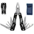 CASAKUMARI Multitool Pliers, 14in1 Folding Pocket Knife with Needle Nose Plier, Pipe Wrench
