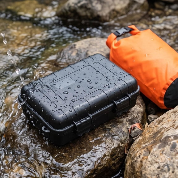 CASAVYNE Waterproof Hard Case with Double-Sided Foam, Protective Outdoor Storage Box for Electronics and Tools, Travel Dry Box