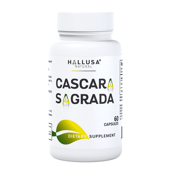 CASCARA SAGRADA - Gentle Natural Laxative - Digestive & Metabolism - 60 Capsules