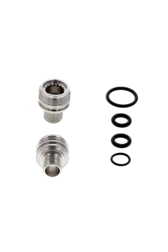 CASE CROWN SCREW TUBES FOR ROLEX GMT MASTER 116710 116713 116618 + GASKET S/S