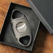 CASE ELEGANCE Classic Cigar Cutter Stainless Steel Sharp Guillotine Blades with Polished Chrome Finish