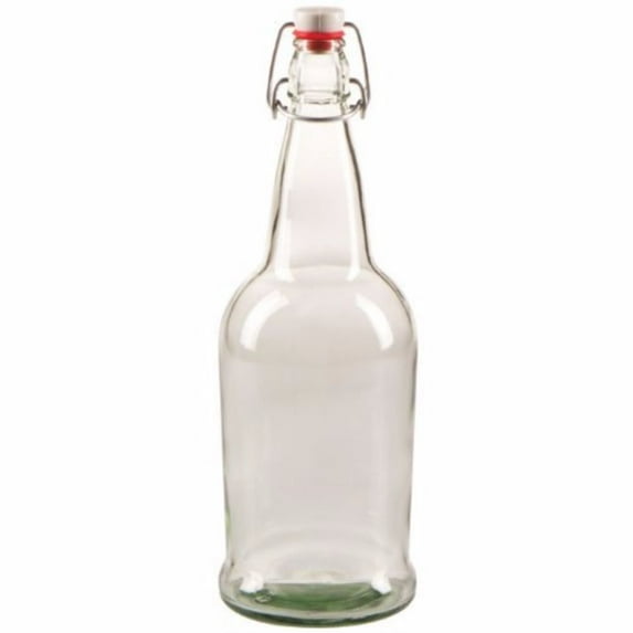 CASE OF 12 - 32 oz. EZ Cap Beer Bottles - CLEAR