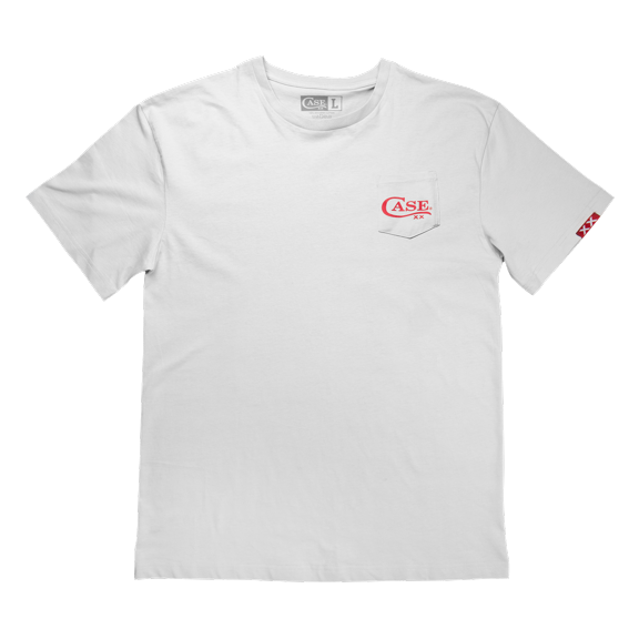 CASE XX Knives Bradford Keystone Athletic Gray Cotton X-Large Pocket T-Shirt