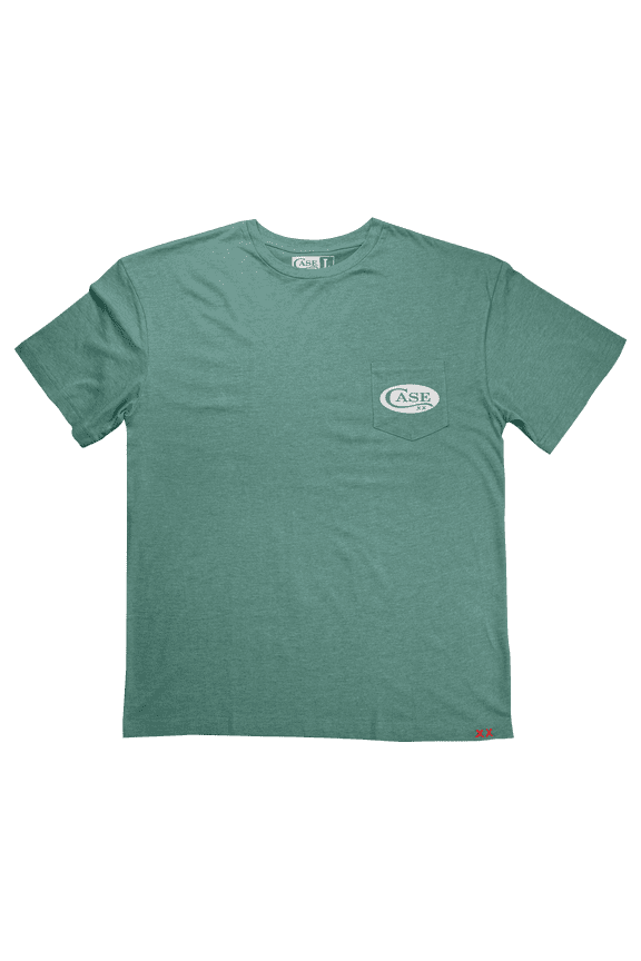 Knives 'Cut Out Series' Heather Forest Cotton Blend Small Pocket T-Shirt