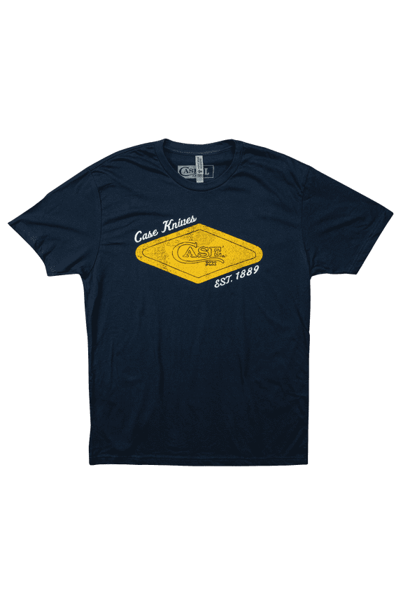 Knives Midnight Navy Cotton Case XX Diamond Logo Medium T-Shirt