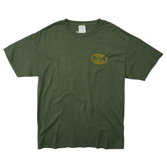 CASE XX Knives Moss Green Cotton CKXX Pennsylvania Logo XX-Large T-Shirt