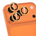 thumbnail image 1 of CASEFIV Camera Lens Protector for iPhone 17 Pro/iPhone 17 Pro Max, Tempered Glass Screen Protector Metal Individual Camera Cover Accessories Case Friendly,Orange, 1 of 7