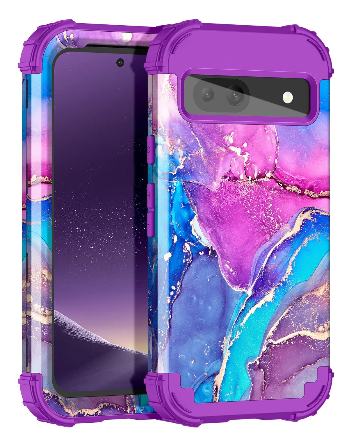 CASEFIV for Google Pixel 8A Case,Full Body Heavy Duty
