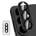 thumbnail image 1 of CASEFIV for Samsung Galaxy S26 Plus Camera Lens Protector Tempered Glass Camera Cover,9H Hardness Aluminum Metal Lens Film,Anti-Scratch Strong Stickiness Case Friendly,1 Pack Black, 1 of 8