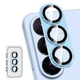 thumbnail image 1 of CASEFIV for Samsung Galaxy S26 Plus Camera Lens Protector Tempered Glass Camera Cover,9H Hardness Aluminum Metal Lens Film,Anti-Scratch Strong Stickiness Case Friendly,1 Pack Blue, 1 of 8