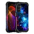 thumbnail image 1 of CASEFIV for Samsung Galaxy A15 5G Case,Glow in The Dark Three Layer Heavy Duty Shockproof Full Body Protection Protective Case,Blue, 1 of 7
