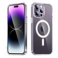 thumbnail image 1 of CASEFREAK Clear Silicone Case for iPhone 14 Plus (6.7") with Magnetic Ring MagSafe Compatible, 1 of 6