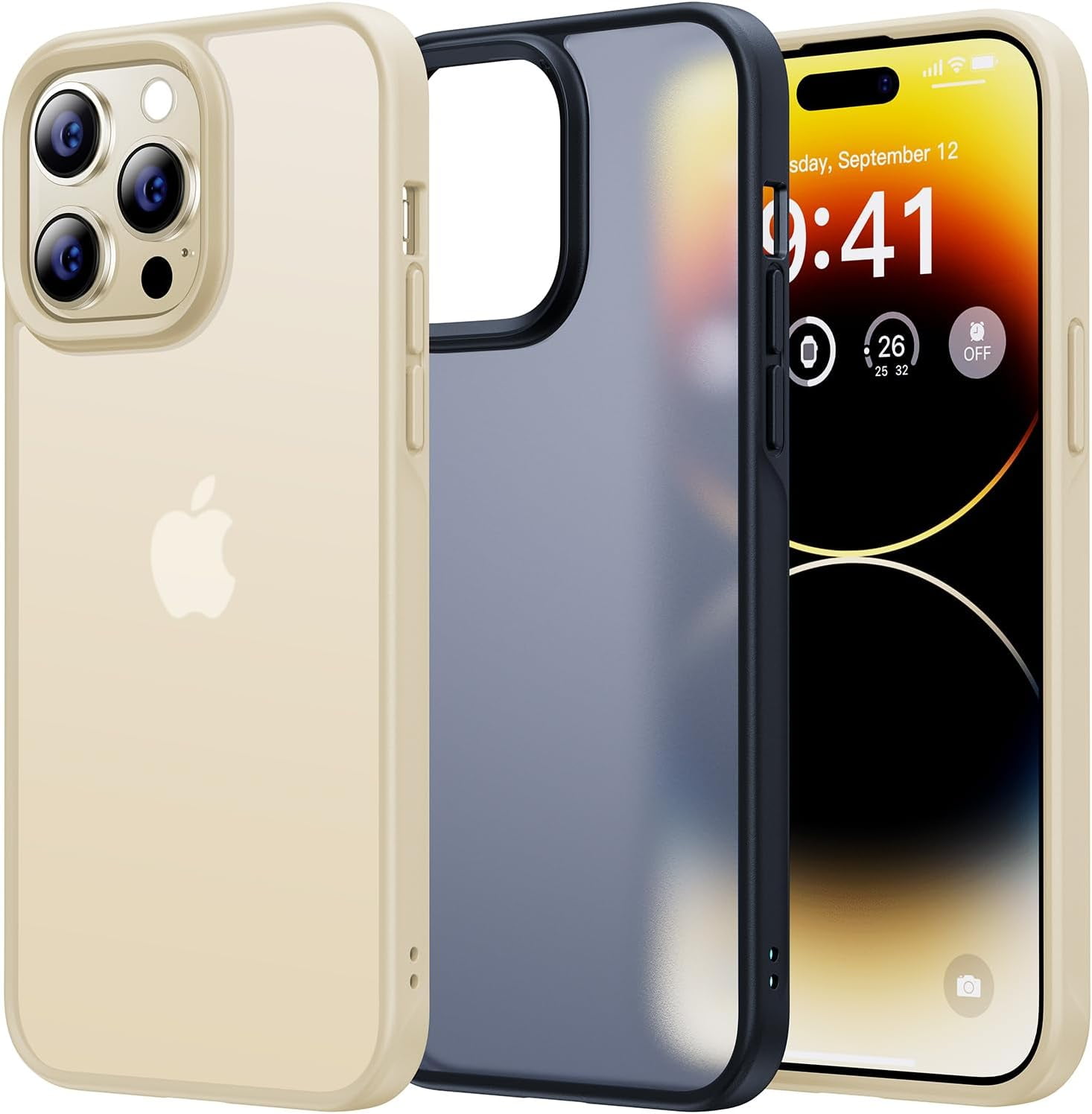CASEKOO for iPhone 15 Pro Case Crystal Clear, [Never Yellow