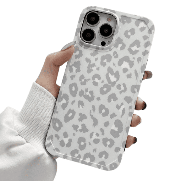 CASELIX Compatible with iPhone 11 Pro Case Leopard Print, Gray Leopard Drop Protection, Shock-Absorbing Corners, iPhone 11 Pro Cover Leopard Print