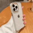 thumbnail image 1 of CASELIX Slim Clear Case for iPhone 14 Pro Max [Not Yellowing] [Military Grade Protection] Compatible with iPhone 14 Pro Max Protective Case 6.7 inch, Gold Metallic, 1 of 4