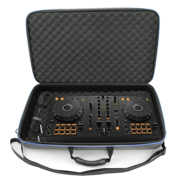 CASEMATIX Carry Case Compatible with Pioneer DJ Controller DDJ FLX4 2 Deck Rekordbox 400 For DJ Controllers and Mixer Accessories, Case Only