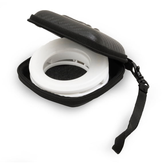 CASEMATIX Carry Case fits QIAYA Selfie Light Ring LED Circle Camera Light and Charge Cable - Includes CASE ONLY