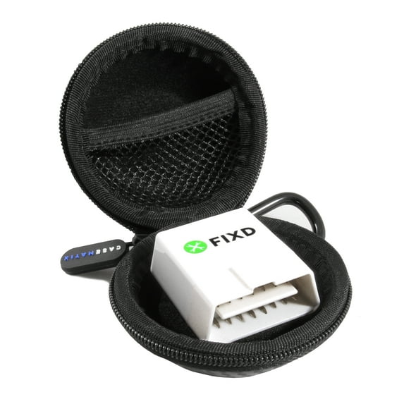 CASEMATIX Carry Case for Automotive Diagnostic Tool FIXD OBD-II Active Car Health Monitor - Case Only