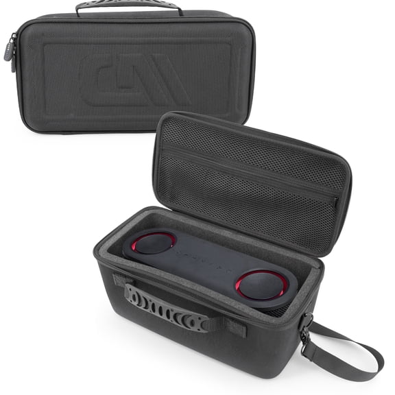 CASEMATIX Case for LG XBOOM Bounce Speaker – Hard Shell w/ Strap & Handle – Case Only