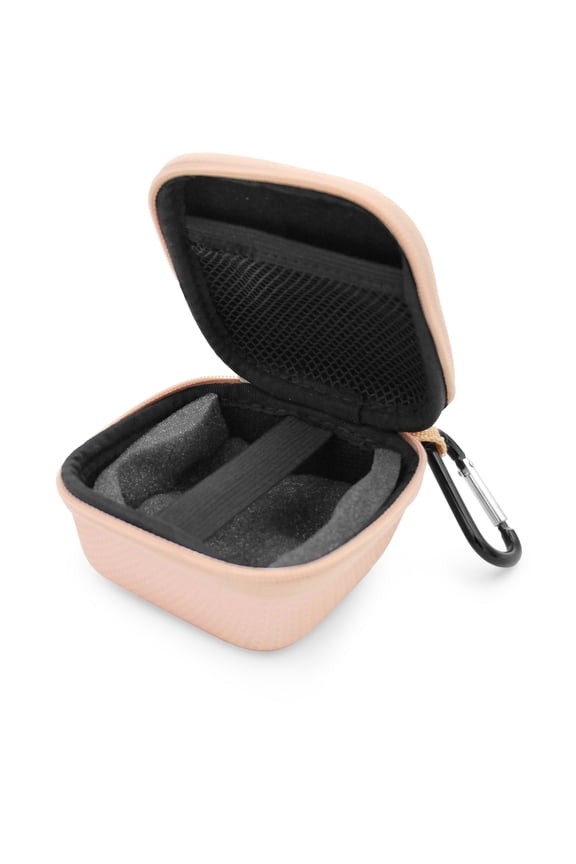 Compact Travel Jewelry Organizer - Purse-Size Travel Jewelry Case for Watches, Bracelets, Rings, Earrings and Other Jewelry - Small Jewelry Travel Case with Carry Clip and Reinforced Zipper