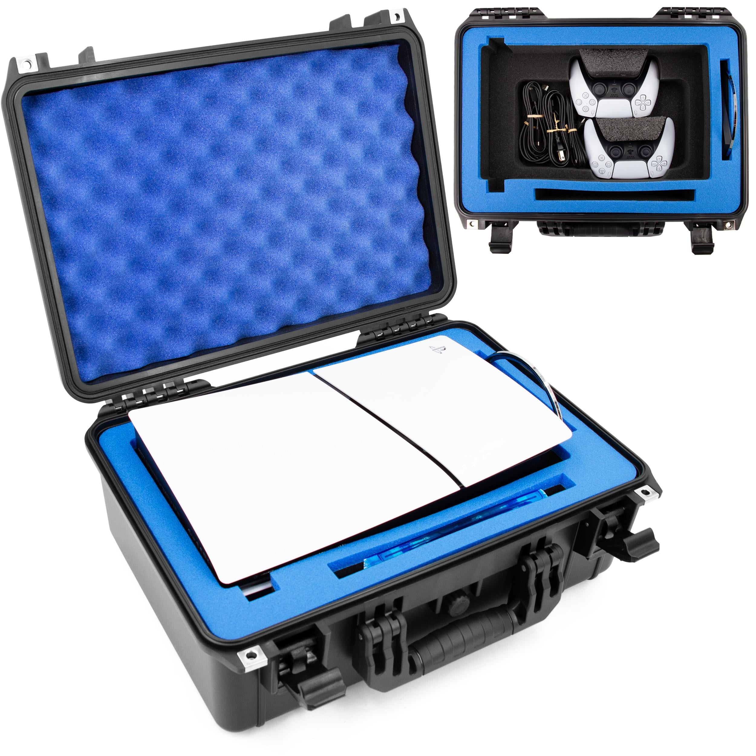 CASEMATIX Custom Waterproof Travel Case Compatible With PS5 Slim PlayStation 5 Slim Digital Edition Walmart