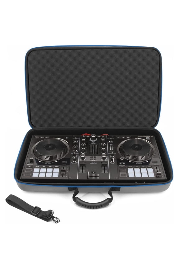 DJ Controller Case for Hercules Inpulse 500 Hard Shell EVA Mixer Travel Case with Foam Interior & Shoulder Strap