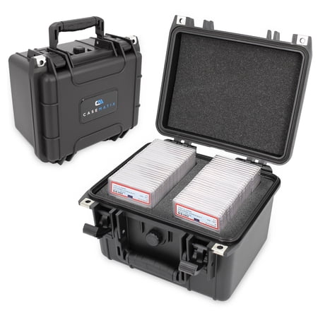 CASEMATIX Hard Plastic Graded Card Case for 40 BGS PSA Graded Cards, Waterproof