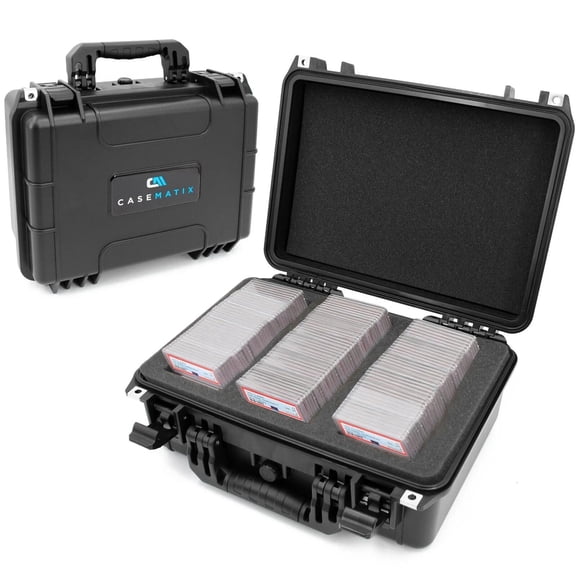 CASEMATIX Graded Card Case Waterproof Storage for 100 PSA BGS Sports Cards Slabs