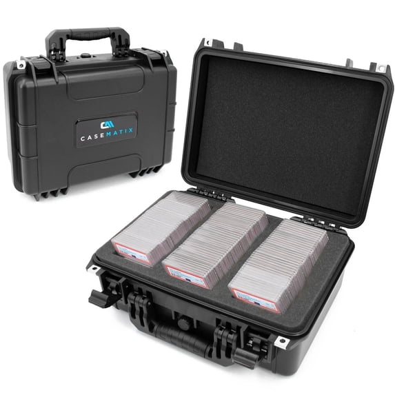 CASEMATIX Graded Card Case Waterproof Storage for 100 PSA BGS Sports Cards Slabs