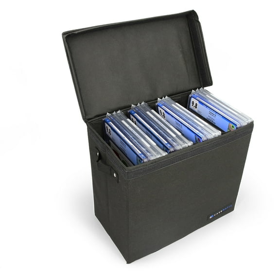 CASEMATIX Lightweight Comic Book Storage Case Fits 28 CGC Graded Comics with 3 Removable Partitions