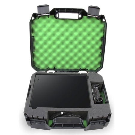 CASEMATIX Green Console Case Fits Microsoft Xbox One X 1TB, Controller, Cable, and Games - Case Only