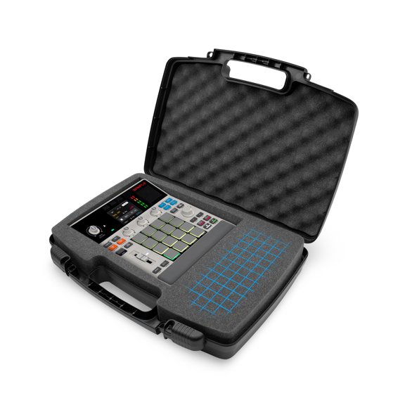 CASEMATIX Hard Carrying Case Compatible with Akai Professional MPC Sample - Customizable Foam