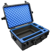 CASEMATIX Hard Shell Travel Case Compatible with PlayStation 5 Console, Controllers, Games and Accessories - Custom Foam Fits Both Disc and Digital Edition